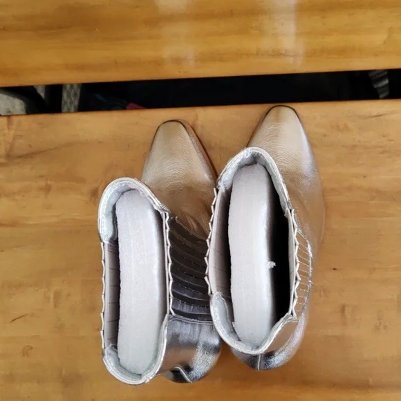 Chinese Laundry Silver Metallic Cali Fashion Boots Size 10 - Picture 6 of 12